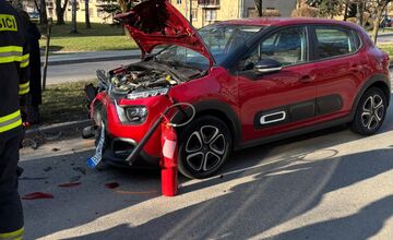 FOTO: Dopravná nehoda na Švermovej ulici