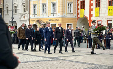 FOTO: V Banskej Bystrici si pripomenuli 81. výročie oslobodenia mesta