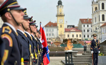 FOTO: V Banskej Bystrici si pripomenuli 81. výročie oslobodenia mesta