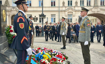 FOTO: V Banskej Bystrici si pripomenuli 81. výročie oslobodenia mesta