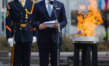 FOTO: V Banskej Bystrici si pripomenuli 81. výročie oslobodenia mesta