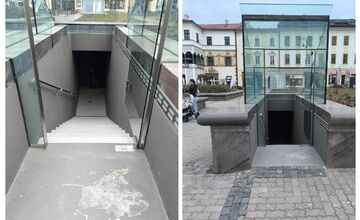 FOTO: Toalety na Námestí SNP v Banskej Bystrici