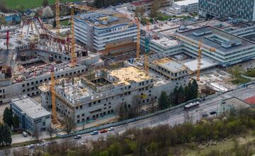 FOTO: Práce na Rooseveltovej nemocnici napredujú