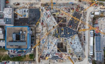 FOTO: Práce na Rooseveltovej nemocnici napredujú