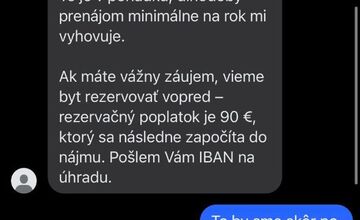 FOTO: Ponuka podozrivého prenájmu vo Zvolene