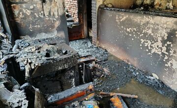 FOTO: V Nemeckej vyhlásili zbierku po ničivom požiari domu