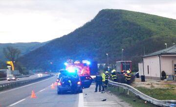 FOTO: Opitý vodič spôsobil nehodu na R1 neďaleko Zvolena