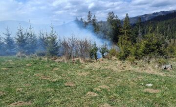 FOTO: Lesné požiare zasiahli dve lokality na Slovensku