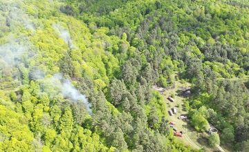 FOTO: Lesné požiare zasiahli dve lokality na Slovensku