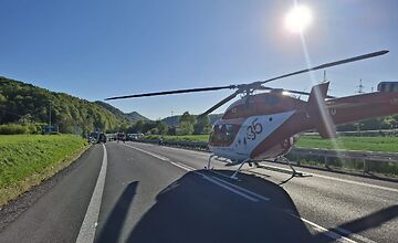 FOTO: Vážna nehoda pri Brusne